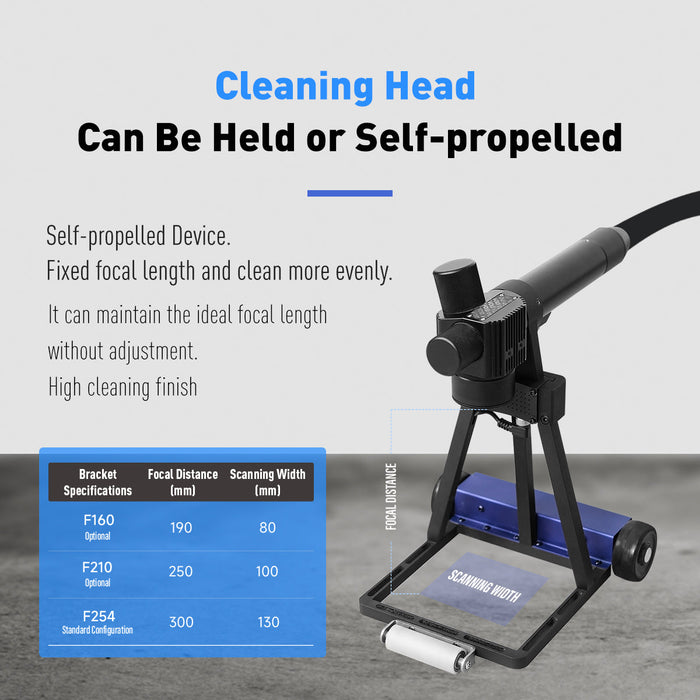 Dark Slate Blue SFX 200W Portable Self-propelled Backpack Laser Cleaning Machine