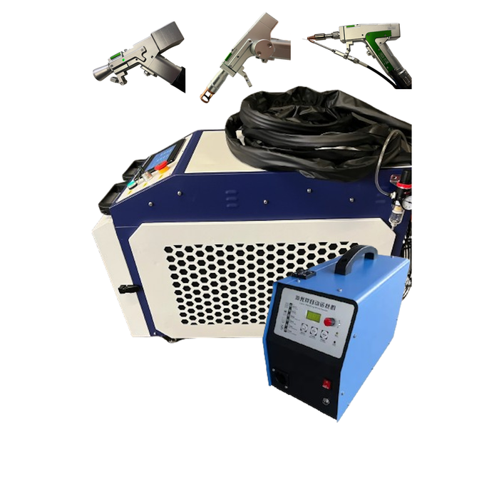 Light Gray 2000W CW 5-in-1 Laser Cleaning, Welding & Cutting Machine